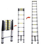 Alloet Teleszkópos alumínium létra 2, 6m (10802)
