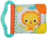 Bright Starts Bright Starts, Teethe & Read, jucarie de prindere pentru zornait, carte din tesatura si carte cu imagini cu animale din tesatura, carte trosnita, dentitie pentru a calma gingiile, jucarii pentru bebel
