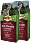 CARNILOVE Cat Adult Duck & Pheasant Hairball Control - Kacsa és Fácán Hússal 2x6kg - pepita