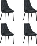 AKORD 054 Étkezőszék szett 4db - fekete (4xCSJ.054-BL)
