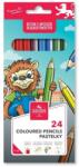 KOH-I-NOOR Creioane colorate Leu 24 culori/set Koh-I-Noor K3554-24L (K3554-24L)