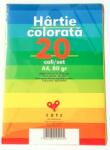 EXTE Hartie colorata A4, 80 gr, 20 coli/set, 10 culori, Exte IQCOL8020 (IQCOL8020)
