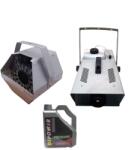  Léggömbgép csomag, professzionális füstgép és 5 l füstfolyadék, IdeallStore®, rozsdamentes acél, távirányítóval