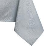 AmeliaHome Asztalterítő Gaia szürke dombornyomott 155x400 owal AmeliaHome