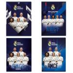  Real Madrid A5-ös négyzet alakú jegyzetfüzet, 16 lap, különböző minták, 102019011