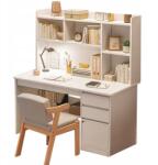 Fodym IFJÚSÁGI SZÁMÍTÓGÉPES ÍRÓASZTAL LOFT ASZTAL FEHÉR KÖNYVESPOLCCAL MODERN NAGY 100 CM