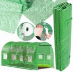 Springos Üvegház Fólia 4, 5x2x2m, UV védelemmel ellátott - Zöld (GT0004F)