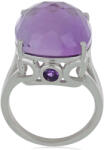  Ezüst Vera Cruz Ametiszt Gyűrű - 12, 5 Karát