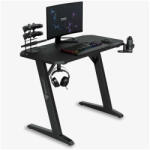  Gamer asztal SENSE7 Nomad Classic 120×60 cm fekete carbon