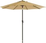 Flippy KeepHome kerek napernyő a teraszra, átmérője 2, 70 m, dönthető, hajtókar, krém