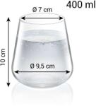 Tescoma GIORGIO Pohár 400 ml, 6 db (695910.00) - pepita