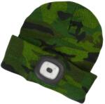  Sapka Strend Pro Albacore, gyerek terepmintás M, 4x SMD LED, USB töltés