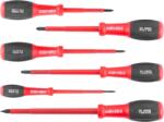 Strend Pro Csavarhúzó készlet Strend Pro SD0104, VDE 6 részes, lapos + Phillips, villanyszerelő, 1000 V