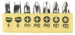  Bit készlet Strend Pro YF40515, 7 részes, S2, PLO 4-6, PH 1-2-3, PZ 1-2