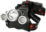  Fejlámpa Strend Pro Headlight H931, T6+2 XPE LED, 300 lm, 1200 mAh, USB töltés