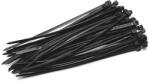 Strend Pro Kábelkötegelő Strend Pro CT66BL, 120x2, 5 mm, 50 db, fekete, nylon, rögzítő