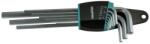 WHIRLPOWER Kulcs készlet Whirlpower® 158-0109, 9 részes, hosszított, Hex, ExtraLong, Imbusz
