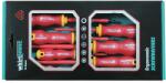 WHIRLPOWER Csavarhúzó készlet Whirlpower® 102-105, villanyszerelő, 5 részes, VDE 1000, Ergonomic