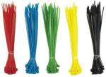  Kábelkötegelő készlet, 100x2, 5 mm, 200 db, többszínű