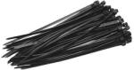 Strend Pro Kábelkötegelő Strend Pro CT66BL, 300x4, 8 mm, 50 db, fekete, nylon, rögzítő