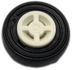 LEGO® 34337c01c1 - LEGO fehér felni 8mm x 6mm méretű, vágással, 14mm x 4mm abronccsal (34337c01c1)