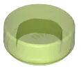 LEGO® 98138c108 - LEGO átlátszó élénk zöld csempe 1 x 1 méretű, kerek (98138c108)