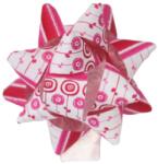  Öntapadós csillag Virágok 9 cm lila