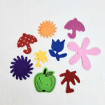  +Szivacsmatrica, öntapadós - vegyes minta, 1 db, 3-5cm 96430 (96430)