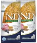 N&D N& D Dog Ancestral Grain bárány, tönköly, zab & áfonya puppy medium & maxi 2x12kg