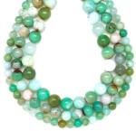  Krizopráz Szív Medál - 9-10mm