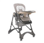 Lorelli Bellissimo multifunkciós etetőszék - Almond beige - pepita