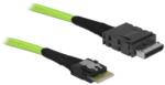 Delock Kábel OCuLink PCIe SFF-8611 & gt; Slim SAS SFF-8654, 0, 5 m (85801)