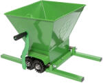 Micul Fermier Kézi szőlőtörő, kistermelő Bulgária, polipropilén dobbal, állítható, 350kg, Vat 25 L, zöld