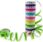  Szerpentin, színes, pöttyös, 18 gurigás