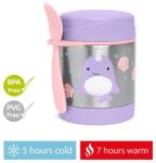 Skip Hop Zoo Ételtermosz kanál/villával Narvál 325 ml, 3év+