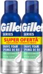 Gillette 2x Gillette Series Sensitive borotvahab aloe verával, 2x200ml csomag