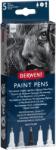 Derwent Professional Liner, 0, 5 mm, többféle felületre, 5 db/készlet, matt színek, fekete/fehér árnyalatban (DW2305521)