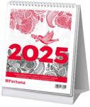 VECTRALINE Asztali naptár VECTRALINE BA21 álló fehér lapos holdfázissal 2027. 23.02001 (23.02001)