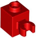 LEGO® Alkatrészek (Pick a Brick) Piros 1x1 Módosított Kocka Elem Csatlakozóval 6115324 (6115324)