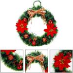 Springos Karácsonyi dekoráció " koszorú" 30 cm (CA1018)