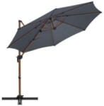Mirpol Roma Kültéri Napernyő- Csuklós - 300 cm, szürke