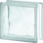 Stebo üvegtégla Hullámos Fehér 190x190x80mm Wave