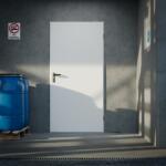 OK Doors T43 Technik Beltéri Ajtó, Jobbos-balos, Fehér, 99x203, 4cm