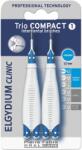 ELGYDIUM Trio Compact Keskeny fogkefe, interdentális, 2 db