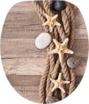 Quadrat Legend Wc-ülőke, Mdf, Fém Zsanérral, Mintás