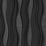 Erismann Vlies Alapú Tapéta Hullám Minta Fekete-szürke 10mx0, 53m