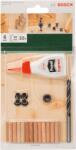 Bosch 32 részes fatipli készlet fúrószárral ragasztóval