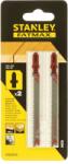 STANLEY Dekopírfűrészlap T Befogás, Fa, Finom, 2db, Hcs