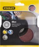 STANLEY Legyezőcsiszoló, átmérő: 125mm, Szemcsefinomság: P60