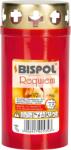 BISPOL Kegyeleti Mécses Műanyag Piros 90g